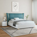 Azure Wingback Upholstered Bed