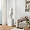 Modern Horse Head Sculpture on Pedestal